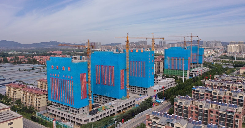 總戶數(shù)543戶！新區(qū)在建體量最大的集中式人才住房項目封頂